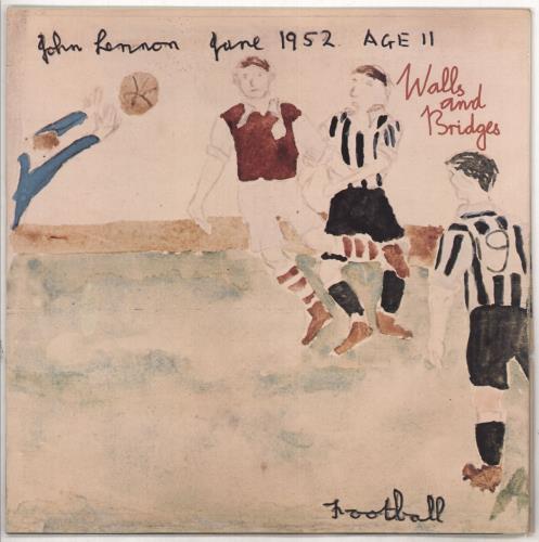 John Lennon Walls And Bridges - 1st - Complete UK vinyl LP